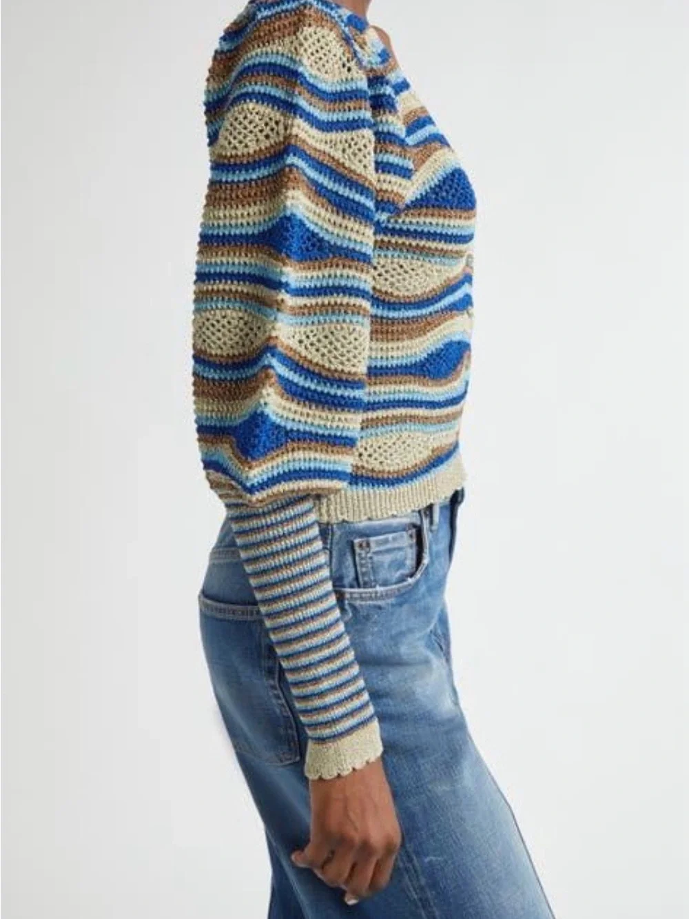 FARM Rio knit metallic sweater - Picture 2 of 2
